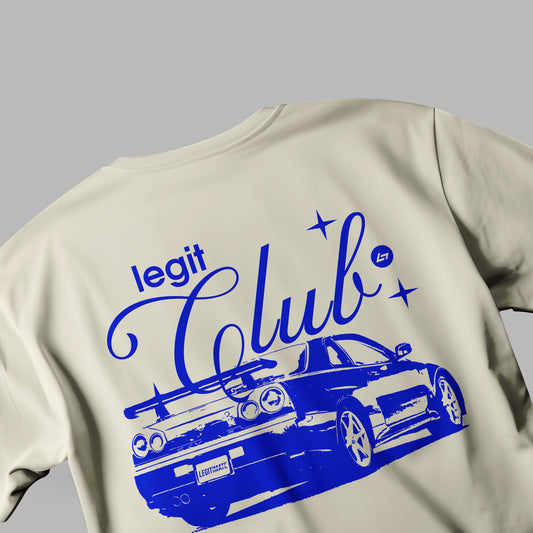 Legit "Club" Graphic T-Shirt – Streetwear Meets Motorsport
