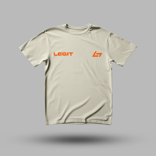 Legit "Never Stop" Graphic T-Shirt – Minimal Futuristic Streetwear
